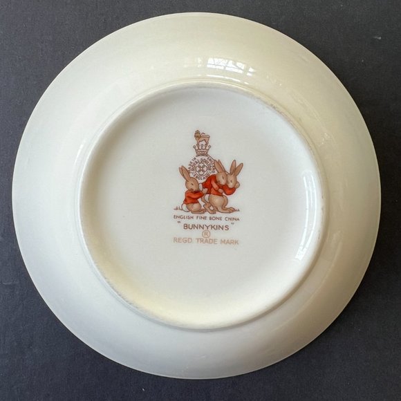 ROYAL DOULTON "Bunnykins Rocket Ship" Vintage Cereal Bowl EUC - Picture 4 of 6